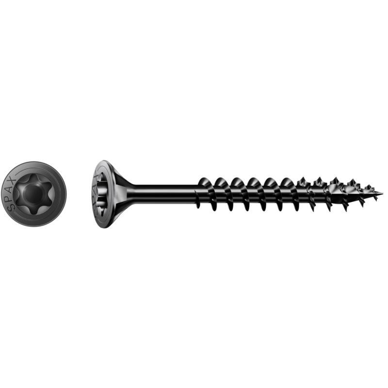 SPAX Universalschraube BLAX Teilgewinde Senkkopf T-STAR plus schwarz verzinkt 4,5 x 50 mm - 200 Stück SPAX Universalschraube BLAX Teilgewinde Senkkopf T-STAR plus schwarz verzinkt 4,5 x 50 mm - 200 Stück von SPAX International GmbH & Co. KG