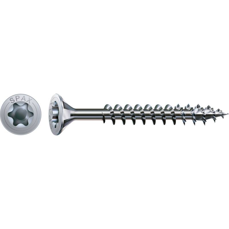 SPAX Universalschraube WIROX Vollgewinde Senkkopf T-STAR plus CUT4-Spitze 5 x 70mm - 100 Stück von SPAX International GmbH & Co. KG