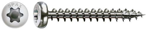 SPAX 0207000400253 Holzschraube 4mm 25mm T-STAR plus Edelstahl A2 200St. von SPAX