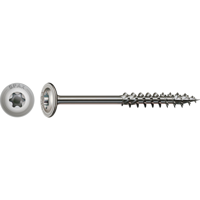 SPAX HI.FORCE Holzbauschraube Edelstahl A2 Teilgewinde Tellerkopf T-STAR plus 4CUT-Spitze 8 x 280mm - 50 Stück SPAX HI.FORCE Holzbauschraube Edelstahl A2 Teilgewinde Tellerkopf T-STAR plus 4CUT-Spitze 8 x 280mm - 50 Stück von SPAX International GmbH & Co. KG