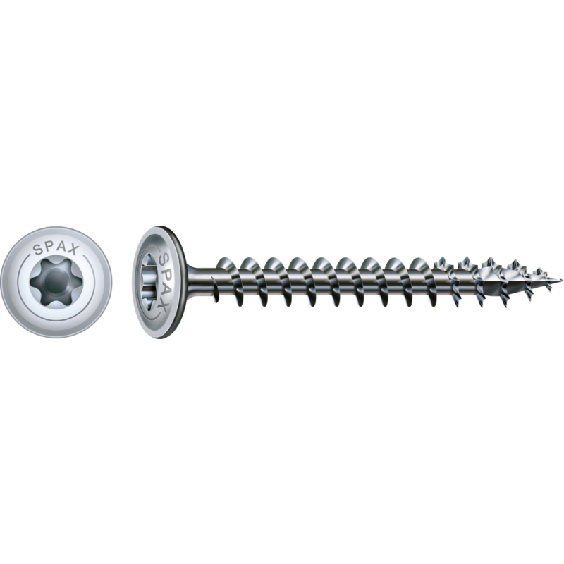 SPAX HI.FORCE Holzbauschraube WIROX Vollgewinde Tellerkopf T-STAR plus 4CUT-Spitze 6 x 60mm - 200 Stück SPAX HI.FORCE Holzbauschraube WIROX Vollgewinde Tellerkopf T-STAR plus 4CUT-Spitze 6 x 60mm - 200 Stück von SPAX International GmbH & Co. KG