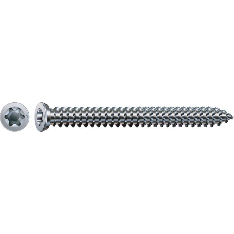SPAX Rahmenanker WIROX Vollgewinde Flachsenkkopf T-STAR plus für Kunststoff- und Alufenster 7,5 x 80mm - 100 Stück von SPAX International GmbH & Co. KG