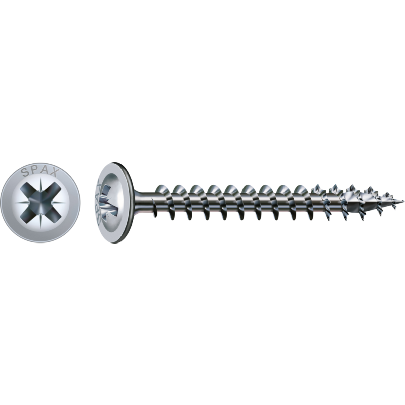 SPAX Rückwandschraube WIROX Vollgewinde Rückwandkopf Kreuzschlitz 4CUT-Spitze 4,5 x 30mm - 2000 Stück SPAX Rückwandschraube WIROX Vollgewinde Rückwandkopf Kreuzschlitz 4CUT-Spitze 4,5 x 30mm - 2000 Stück von SPAX International GmbH & Co. KG