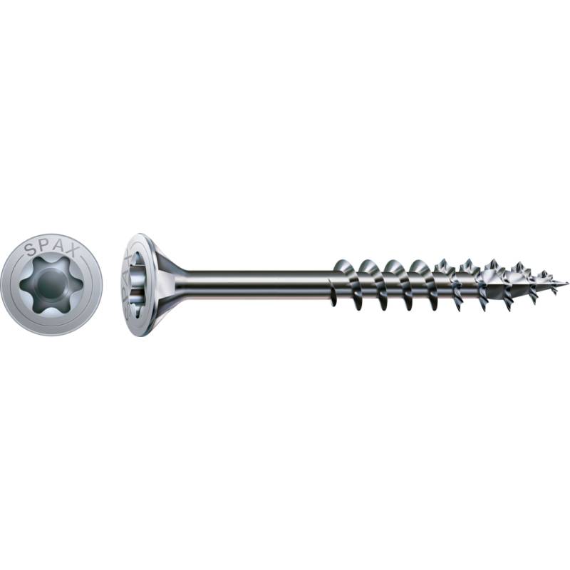 SPAX Universalschraube WIROX Teilgewinde Senkkopf T-STAR plus 4CUT-Spitze 6 x 280mm - 100 Stück von SPAX International GmbH & Co. KG