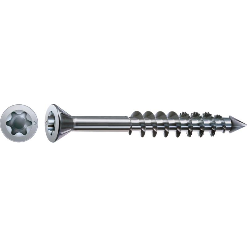 SPAX Universalschraube WIROX Teilgewinde kleiner Senkkopf T-STAR plus CUT-Spitze 4 x 40mm - 200 Stück von SPAX International GmbH & Co. KG