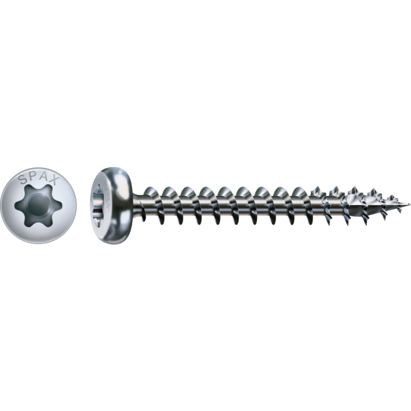SPAX Universalschraube WIROX Vollgewinde Halbrundkopf T-STAR plus 4CUT-Spitze 4,5 x 20mm - 1000 Stück SPAX Universalschraube WIROX Vollgewinde Halbrundkopf T-STAR plus 4CUT-Spitze 4,5 x 20mm - 1000 Stück von SPAX International GmbH & Co. KG
