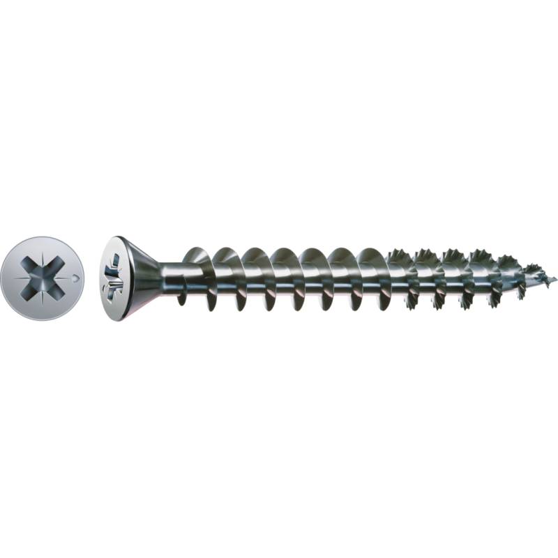SPAX Universalschraube WIROX Vollgewinde Senkkopf Kreuzschlitz S-Spitze 3 x 10mm - 1000 Stück von SPAX International GmbH & Co. KG