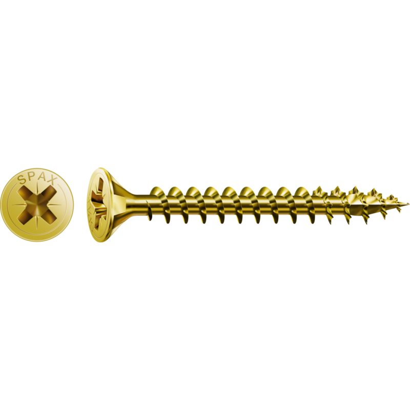 SPAX Universalschraube YELLOX Vollgewinde Senkkopf Kreuzschlitz CUT4-Spitze 4 x 40mm - 200 Stück SPAX Universalschraube YELLOX Vollgewinde Senkkopf Kreuzschlitz CUT4-Spitze 4 x 40mm - 200 Stück von SPAX International GmbH & Co. KG