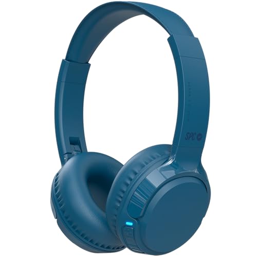 SPC Heron 2 Studio – Kabellose Bluetooth-Kopfhörer | ECO | 50 Stunden Akkulaufzeit | Zwei gleichzeitige Verbindungen | Integriertes Mikrofon | Verstellbar und faltbar, Blau, recycelter Kunststoff SPC Heron 2 Studio – Kabellose Bluetooth-Kopfhörer | ECO | 50 Stunden Akkulaufzeit | Zwei gleichzeitige Verbindungen | Integriertes Mikrofon | Verstellbar und faltbar, Blau, recycelter Kunststoff von SPC