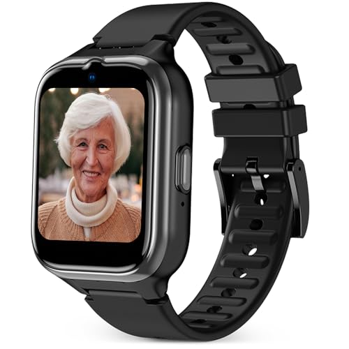 SPC Smartee 4G Senior – Smartwatch für Senioren mit großen Buchstaben, SOS-Taste, GPS und Sicherheitskreis, Anrufen/Videoanrufen, Herzfrequenz und Smartwatch-Verwaltung über die App Smart Clan von SPC