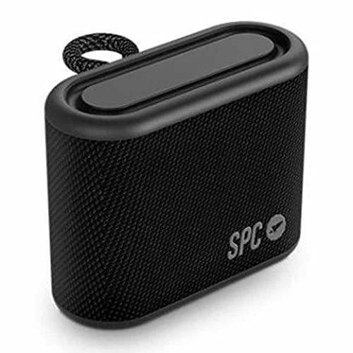 SPC Sound MINIMAX - Tragbarer Bluetooth-Lautsprecher, kompakte Größe, große Autonomie von 24 Stunden, leistungsstarker Akku, 5 W, IPX7-Wasserbeständigkeit, TWS, USB-C, Textildesign von SPC