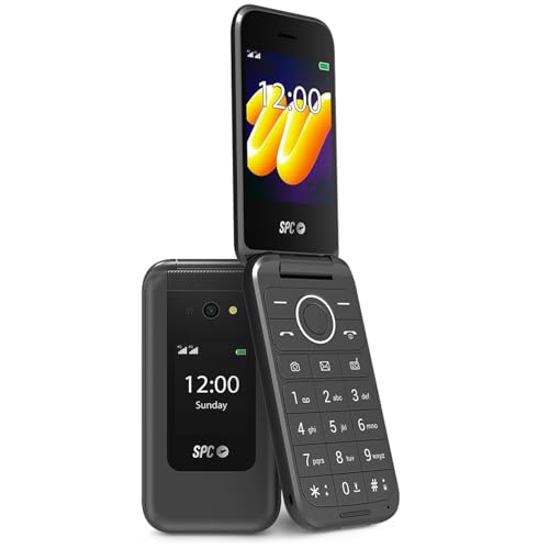 SPC Wild – 4G Basistelefon für Digitale Abschaltung und sicheres Ersttelefon | Kamera, Dual-Display, SOS-Taste und 7 Tage Akkulaufzeit | Schwarz SPC Wild – 4G Basistelefon für Digitale Abschaltung und sicheres Ersttelefon | Kamera, Dual-Display, SOS-Taste und 7 Tage Akkulaufzeit | Schwarz von SPC