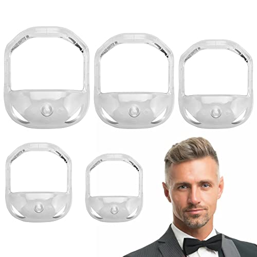 SPEACOUR 5 Stück Bartformer Schablone Bart Shaping Werkzeug Bart Styling-Schablone Transparent Bart Former Bart Rasiervorlage Spitzbart-bart-Former Bartschneider Rasierschablone Set für Männer SPEACOUR 5 Stück Bartformer Schablone Bart Shaping Werkzeug Bart Styling-Schablone Transparent Bart Former Bart Rasiervorlage Spitzbart-bart-Former Bartschneider Rasierschablone Set für Männer von SPEACOUR