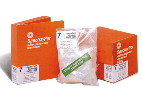 SPECTRUM 059042 Tube à Dialyse SPECTRA/POR 7 en Cellulose Régénérée, Largeur à Plat 50 mm von SPECTRUM