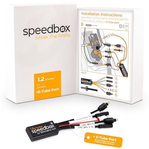 SPEEDBOX 1.2 Bluetooth für Shimano E8000, E7000, E6100, E5000 + E-Tube Port Di2 + Satellite System E-Bike Tuning Chip von SPEEDBOX