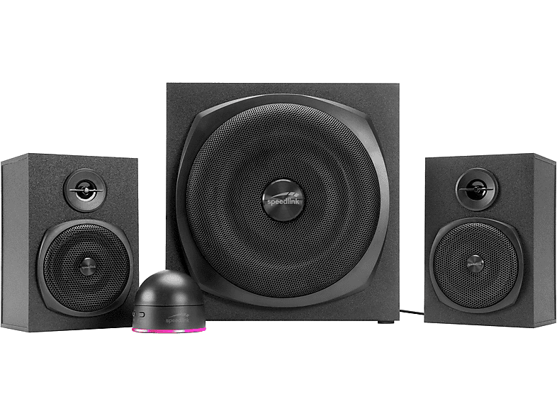 SPEEDLINK GRAVITY LT 2.1 Subwoofer System Lautsprecher, Schwarz SPEEDLINK GRAVITY LT 2.1 Subwoofer System Lautsprecher, Schwarz von SPEEDLINK