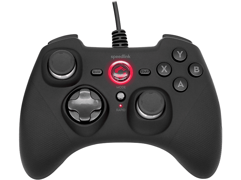 SPEEDLINK Rait Controller Schwarz für Nintendo Switch, PC, PlayStation 3, Switch OLED von SPEEDLINK