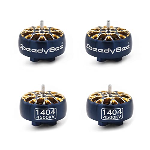 SpeedyBee 1404 4500KV Brushless Motor, 4pcs 4S FPV Brushless Motors für Flight Controller FPV Whoop DroneToothpick Cinewhoop wie SpeedyBee Drohne von SPEEDY BEE