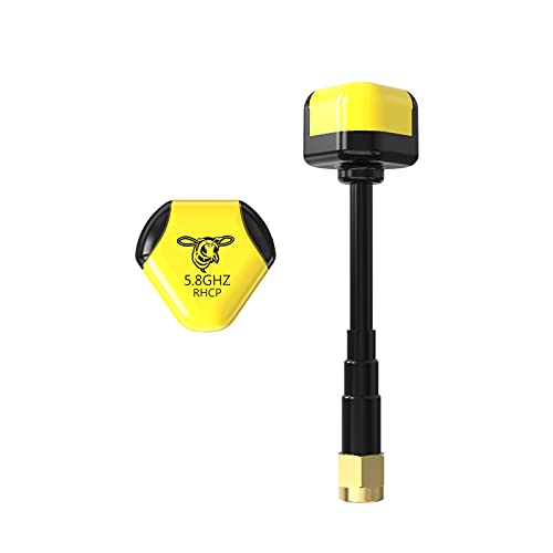 SpeedyBee FPV-Antenne V2 SMA RHCP Stecker 5.8 GHz 2.8dBi Antenne mit Großer Reichweite für RC FPV Renndrohne 2Pcs von SPEEDY BEE