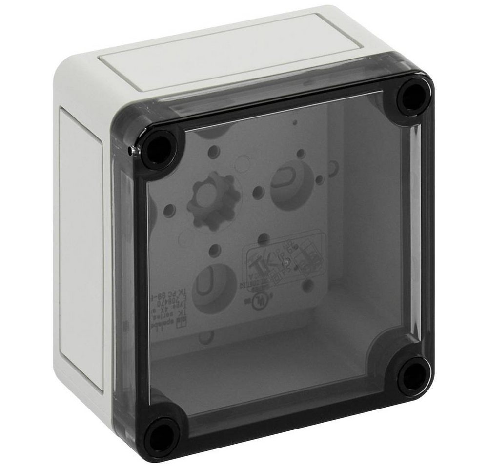 SPELSBERG TK Kunststoffgehäuse aus schlagfestem Polystyrol Montagedose, (Deckel Transparent) von SPELSBERG