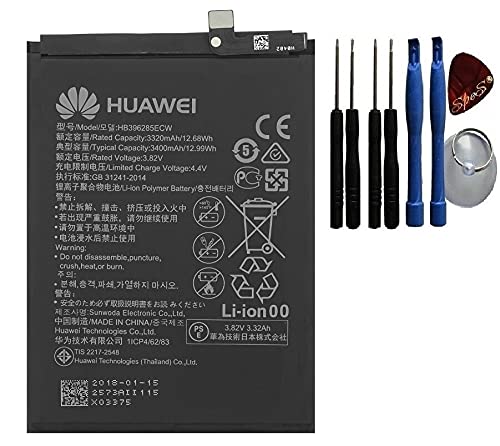 Original Huawei Akku Ersatzakku für Huawei P20 Batterie 3400mAh HB396285ECW von SPES