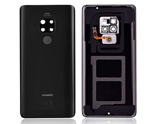 Original Huawei Akkudeckel für Huawei Mate 20 Backcover Rückseite Schwarz mit Fingerprint von SPES