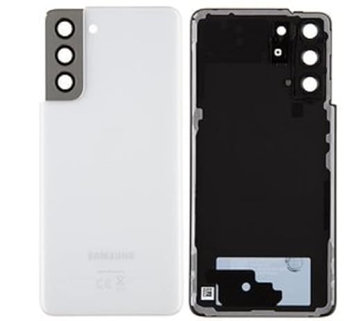 Original Samsung Akkudeckel Backcover Rückseite für Samsung Galaxy S21 5G G991B Weiß von SPES