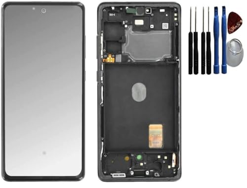 Original Samsung Display Bildschirm LCD Touchscreen Anzeige für Samsung Galaxy S20 FE 5G G781B Rahmen Cloud Navy Dunkel Blau von SPES