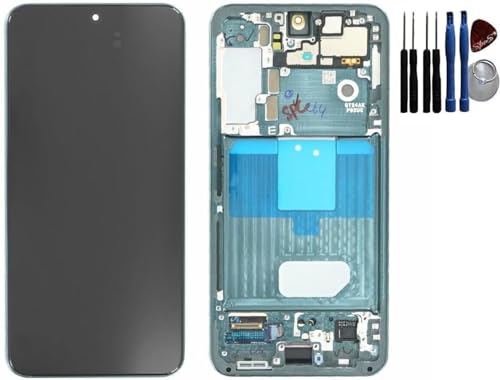 Original Samsung Display Touchscreen Bildschirm für Samsung Galaxy S22 S901B Rahmen Grün von SPES