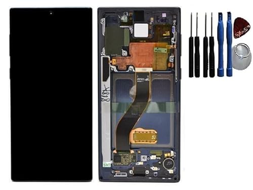 Original Samsung LCD Display Touch Screen Bildschirm für Samsung Galaxy Note 10 N970F mit Werkzeug für einbau (schwarz) von SPES