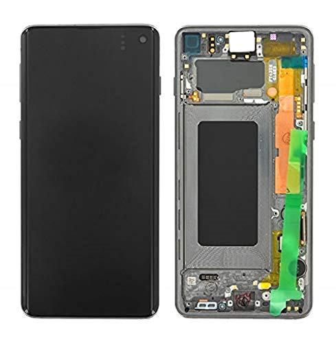 SPES Original Amoled Display Bildschirm Rahmen in Prism Black/Schwarz für Samsung Galaxy S10 G973F - GH82-18850A SPES Original Amoled Display Bildschirm Rahmen in Prism Black/Schwarz für Samsung Galaxy S10 G973F - GH82-18850A von SPES