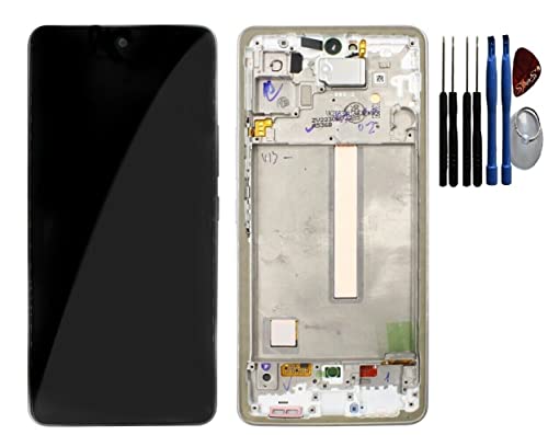 SPES Original Samsung AMOLED Display Touchscreen Bildschirm für Samsung Galaxy A53 5G A536B Rahmen Weiß mit Werkzeug für Einbau SPES Original Samsung AMOLED Display Touchscreen Bildschirm für Samsung Galaxy A53 5G A536B Rahmen Weiß mit Werkzeug für Einbau von SPES