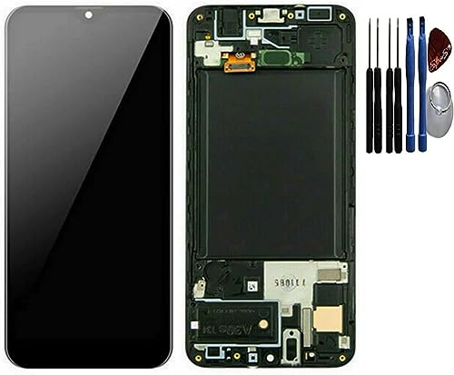 SPES Original Samsung Display Bildschirm LCD Touchscreen für Samsung Galaxy A30s A307G Rahmen Schwarz von SPES