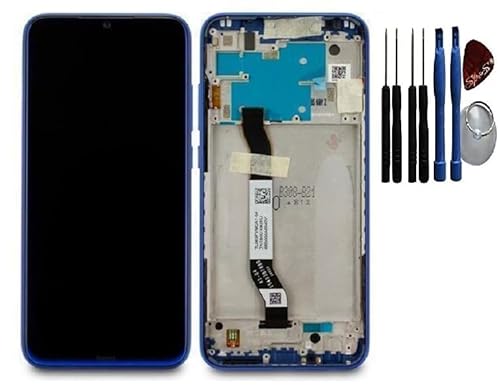 SPES Original Xiaomi LCD Display Touchscreen Bildschirm für Xiaomi Redmi Note 8 / Note 8 2021 Rahmen Blau von SPES