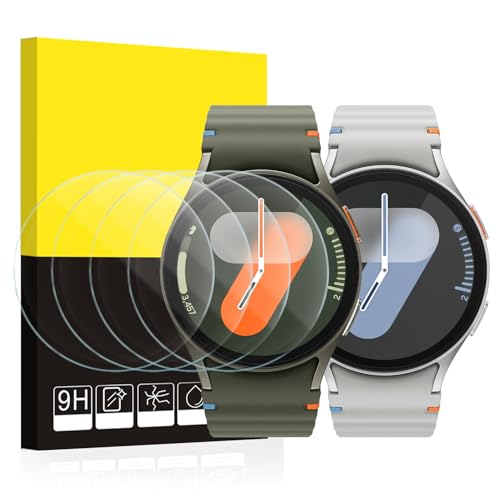 SPGUARD 4-Stück Schutzfolie Kompatibel mit Samsung Galaxy Watch 6 44mm Panzarglas Galaxy Watch 5/4 44mm Schutzfolie, Anti-Kratzen Hohe Klar Glas Displayschutzfolie Zubehör für Galaxy Watch 6/5/4 44MM von SPGUARD