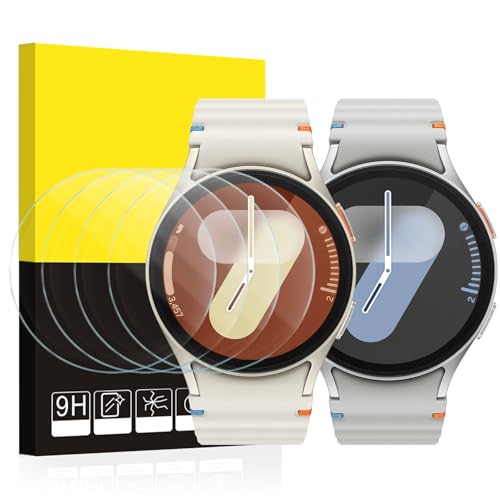 SPGUARD 4-Stück Schutzfolie für Samsung Galaxy Watch 6/5/4 40mm Displayschutzfolie, Anti-Kratzen Hohe Klar Glas Displayschutzfolie Zubehör für Galaxy Watch 6/5/ Folie von SPGUARD