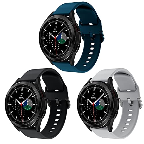 SPGUARD Armband Kompatibel mit Samsung Galaxy Watch 5 Pro 45mm Armband,20mm Ersatzband Silicon für Galaxy Watch 5/4/Galaxy Active/Active 2 40/44mm/Galaxy Watch 42mm/Galaxy Watch 3 41mm/Gear Sport. von SPGUARD