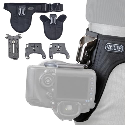 Spider Holster SpiderPro DSLR-Dual-Kamera-System v2, mit Gürtel mit 2 selbstsichernden Kameraholstern Spider Holster SpiderPro DSLR-Dual-Kamera-System v2, mit Gürtel mit 2 selbstsichernden Kameraholstern von SPIDER HOLSTER