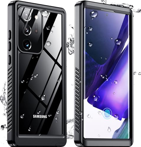 SPIDERCASE Schutzhülle für Samsung Galaxy Note 20 Ultra, wasserdicht, 3,6 m Fallschutz in Militärqualität, IP68 wasserdicht, Ganzkörper-Schutzhülle, robust, stoßfest, Schwarz SPIDERCASE Schutzhülle für Samsung Galaxy Note 20 Ultra, wasserdicht, 3,6 m Fallschutz in Militärqualität, IP68 wasserdicht, Ganzkörper-Schutzhülle, robust, stoßfest, Schwarz von SPIDERCASE