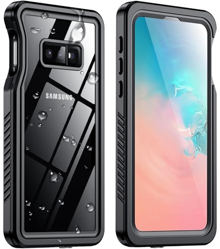 SPIDERCASE Schutzhülle für Samsung Galaxy S10e, wasserdicht, 3,6 m Fallschutz in Militärqualität, IP68 wasserdicht, Ganzkörper-Schutzhülle, robust, stoßfest, Schwarz SPIDERCASE Schutzhülle für Samsung Galaxy S10e, wasserdicht, 3,6 m Fallschutz in Militärqualität, IP68 wasserdicht, Ganzkörper-Schutzhülle, robust, stoßfest, Schwarz von SPIDERCASE