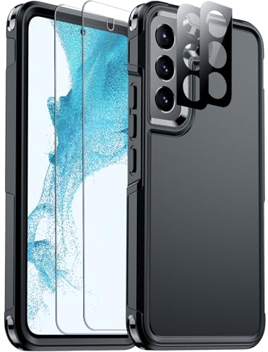 SPIDERCASE Schutzhülle für Samsung Galaxy S22, 3 m Fallschutz in Militärqualität, stoßfeste Hülle für Galaxy S22 15.4 cm, schwarz SPIDERCASE Schutzhülle für Samsung Galaxy S22, 3 m Fallschutz in Militärqualität, stoßfeste Hülle für Galaxy S22 15.4 cm, schwarz von SPIDERCASE