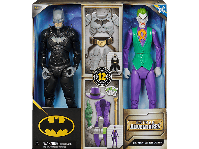 SPIN MASTER BAT BATTLE PACK BATMAN & JOKER MIT CLIP Spielset Mehrfarbig von SPIN MASTER