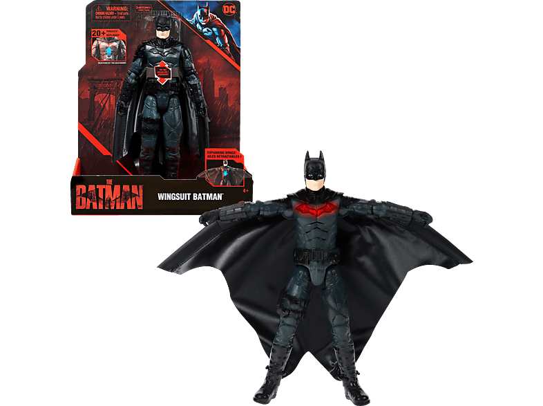 SPIN MASTER BAT Batman Movie - 30cm Feature Actionfigur Schwarz von SPIN MASTER