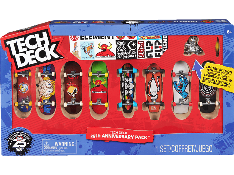 SPIN MASTER TED Tech Deck 25th Anniversary Pack Spielset Mehrfarbig von SPIN MASTER