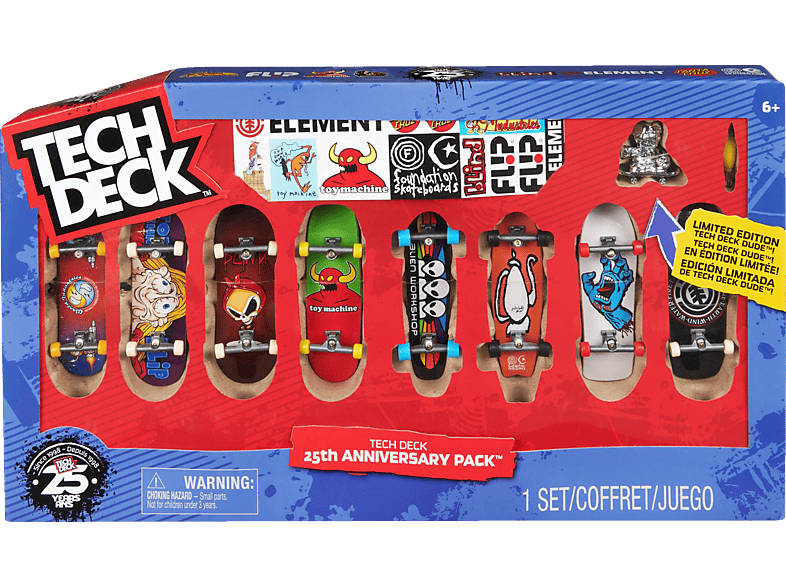SPIN MASTER TED Tech Deck 25th Anniversary Pack Spielset Mehrfarbig SPIN MASTER TED Tech Deck 25th Anniversary Pack Spielset Mehrfarbig von SPIN MASTER