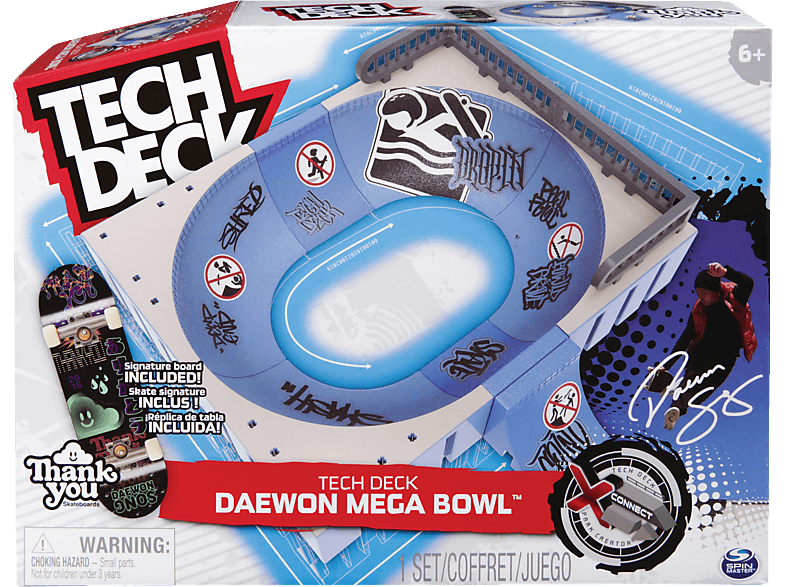 SPIN MASTER TED Tech Deck Mega Bowl Spielset Mehrfarbig von SPIN MASTER