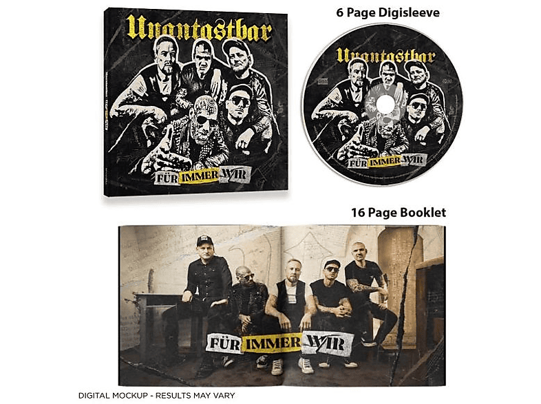 Unantastbar - Für Immer Wir (Digisleeve mit 16-seitigem Booklet) + 16 Seiten Booklet Digisleeve (CD) von SPINNING G