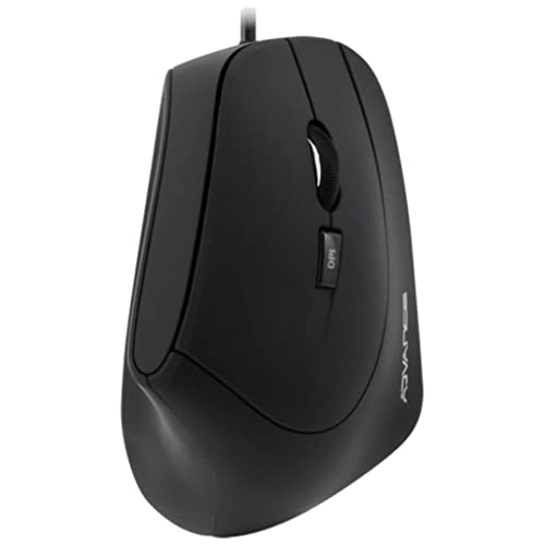 Advance Kabellose Maus, ergonomisch, vertikal, schwarz Schwarz von SPIRIT OF GAMER