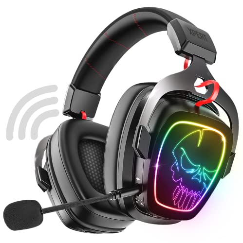 Spirit Of Gamer | Wireless Bluetooth Gaming Headset RGB | Kompatibel mit PS5, PS4, Switch, PC & Mac | Gaming Headset mit Mikrofon Kabellos | 2.4 GHz Technologie | Immersive 7.1-Audio-Sound von SPIRIT OF GAMER