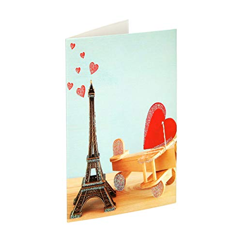 SB Grußkarte, Love und Romance Design 03, 3D, 10 Stk von SPIRIT
